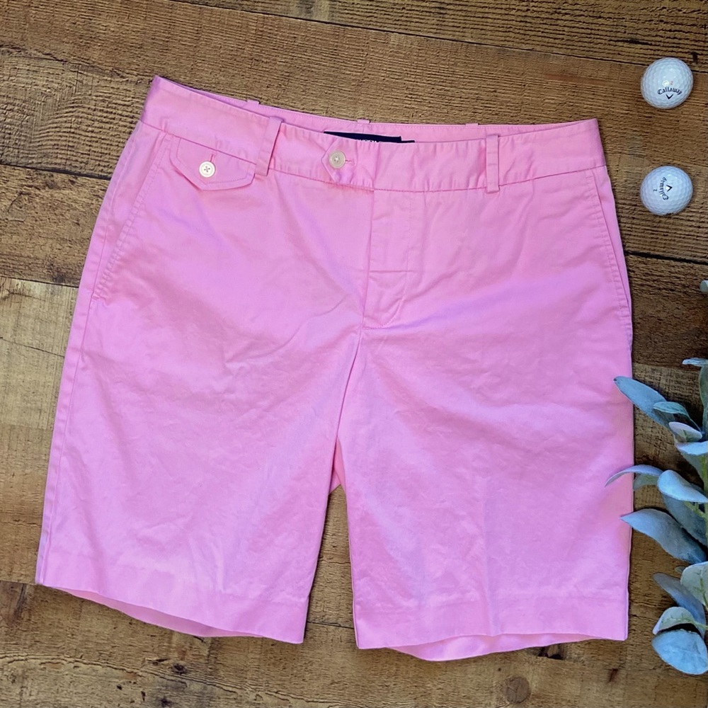 RALPH LAUREN GOLF SHORTS Light Pink Pockets